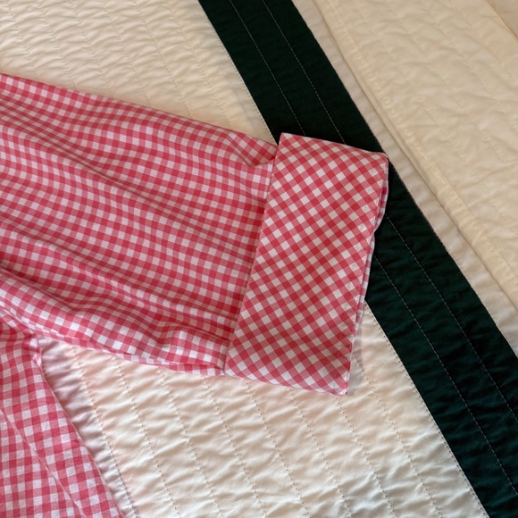 Investments Gold Label Women's 3/4 Sleeve Pink Gingham size 22w button down - Picture 6 of 6